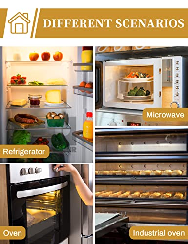 Doresshop 40 Watt Appliance Light Bulb, 4Pack T8 Tubular Incandescent Light Bulbs, Microwave Oven Replacement Bulb, E17 Indicator Intermediate Base, Dimmable, Warm Whte Glow #TOP6