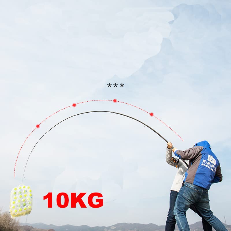 Pesca rotativa portátil telescópica 2. 4m, .7m, 3.6m, .9m, 4.5m Viajes de Pesca Mar Barco Roca Rod Caña Carpa