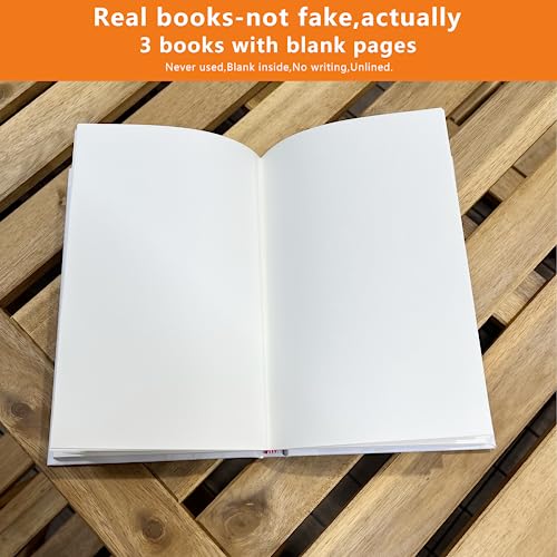 3 Stück Mode Dekorative Buch, Modern Dekorativ Bücher, Dekorative Gefälschte Buch für Wohnkultur, Bücherregal, Couchtisch, Display Regale, Wohnzimmer (Paris/London/Rome)