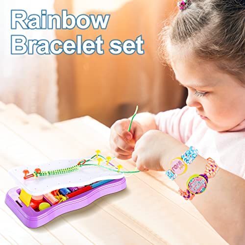 Friendship Bracelets Making Kit For Girls - Diy Arts And Crafts String Maker Tool Toys For 7 8 9 10 11 12 Year Old Girls Birthday Gifts, Handmade Jewelry Making Kit For Travel Activities Supplies #TOP4