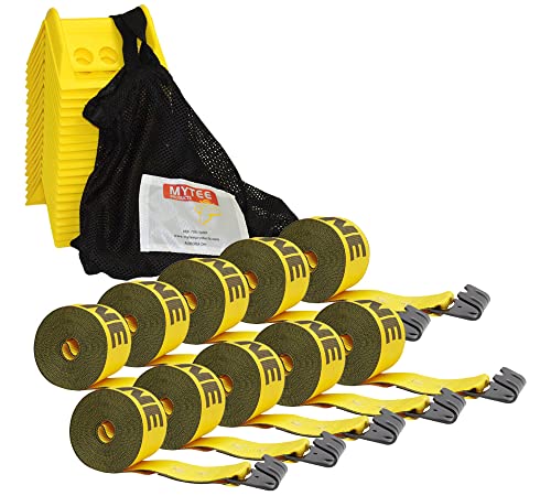 Mytee Products Corner Protector & Winch Straps Kit - 10 Pack Kinedyne 4