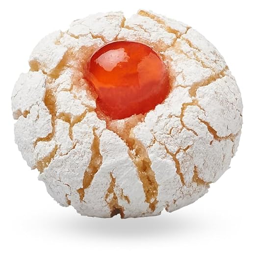 Pasticcini Siciliani, sizilianisches Mandelgebäck rote Kirsche, Paste di Mandorla, 40 g, einzelverpackt