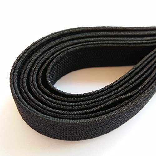 Cushystore 1/2 Inch Black Elastic Band Strap For Sewing 5 Yards #TOP1