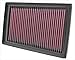 Produktbild K&N 33-2944 Motorluftfilter: Hochleistung, Prämie, Abwaschbar, Ersatzfilter, Erhöhte Leistung, 2007-2015 (Koleos, Dualis, Qashqai, I, X-Trail II)