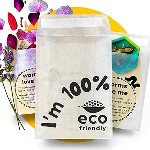 Simplelifeco UK Small Glassine Envelopes (Pack of 50) Certified Carbon Neutral | 100% Eco Friendly & Biodegradable Peal Self Seal Envelopes 87 x 113mm (3.4 x 4.4") Cover