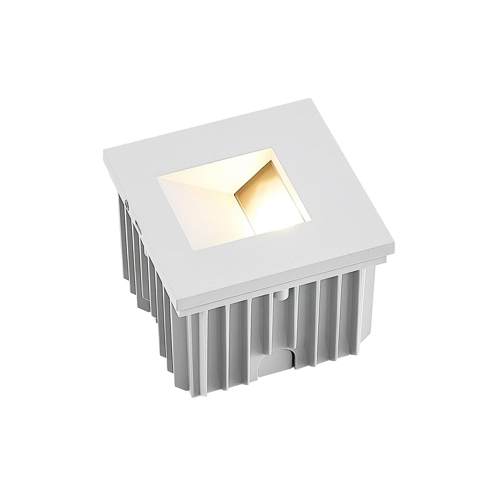 Arcchio Outdoor Wall Light Zamo dimmable (Modern) in White Made of Aluminium for e.g. Hallway (1 Light Source, G9) from Brick wall lamp Exterior/Interior Walls House Terrace und Balcony