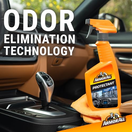 Image of Armor All Car Air Freshener Protectant Spray by Armor All, Car Interior Cleaner with UV Protection Against Cracking and Fading, Cool Mist, 16 Fl Oz