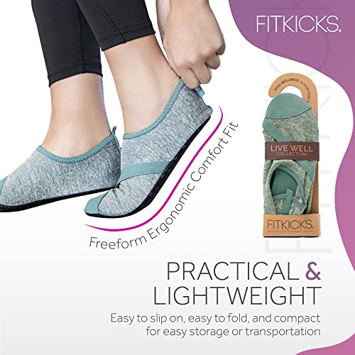 Image of FITKICKS Original Women's Foldable Active Lifestyle Minimalist Footwear Barefoot Yoga Sporty Water Shoes