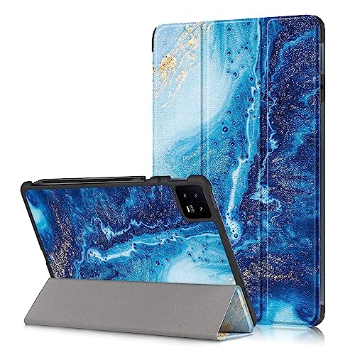 Funda para Xiaomi Pad 6 de 11 pulgadas inteligente con diseño de ondas