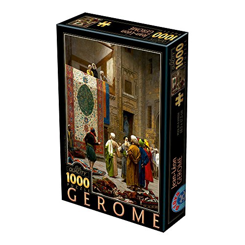 D-TOYS 72726 Puzzle 1000 pcs Jean Leon Gerome Carpet Merchant in Cairo Cover