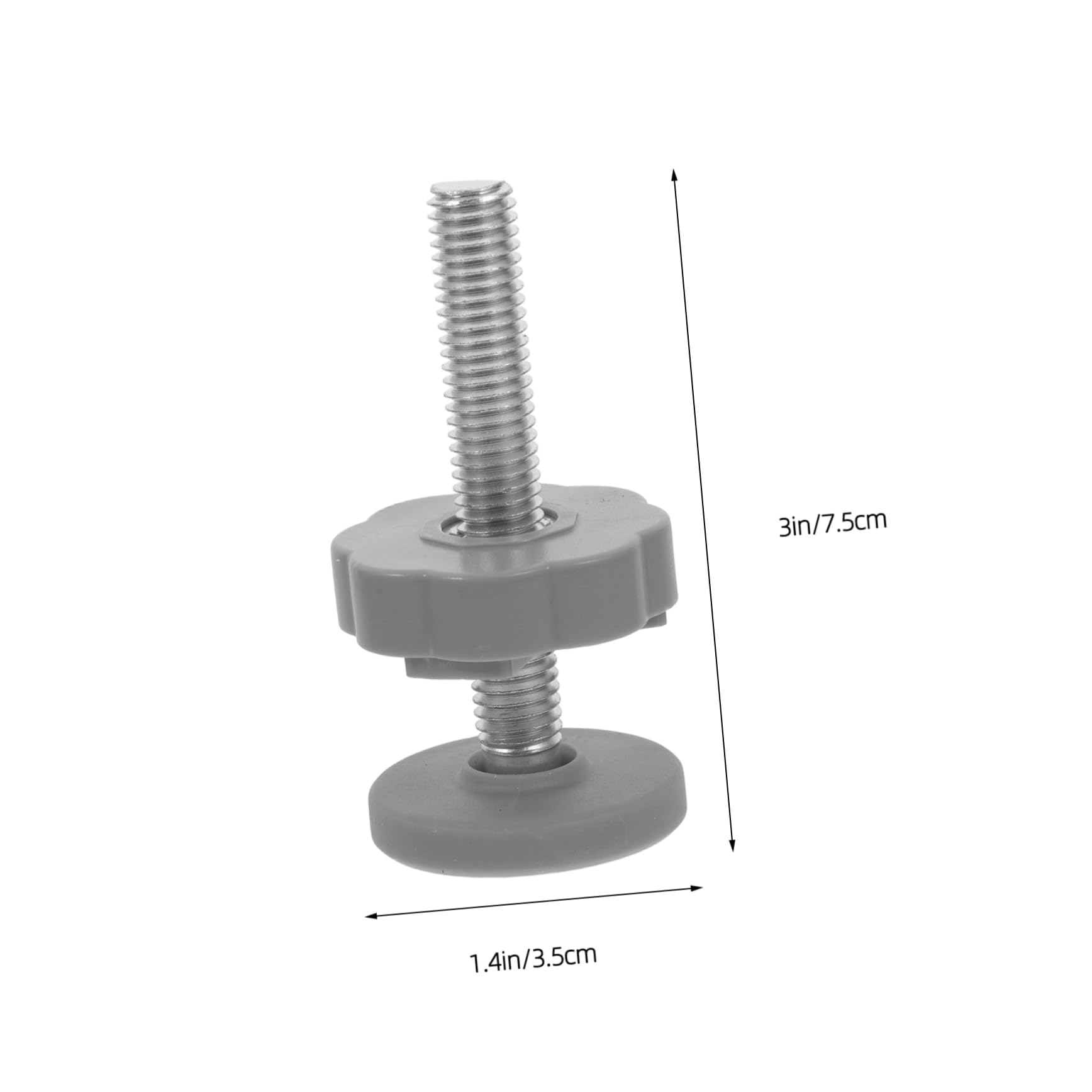 CIMAXIC 4pcs Replacement Spindle Rods for and Pet Safety Gates Threaded Spindle Rods with Nuts for Wall Mounting Ideal for Dog and Gate Installation Durable Gate Replacement Parts