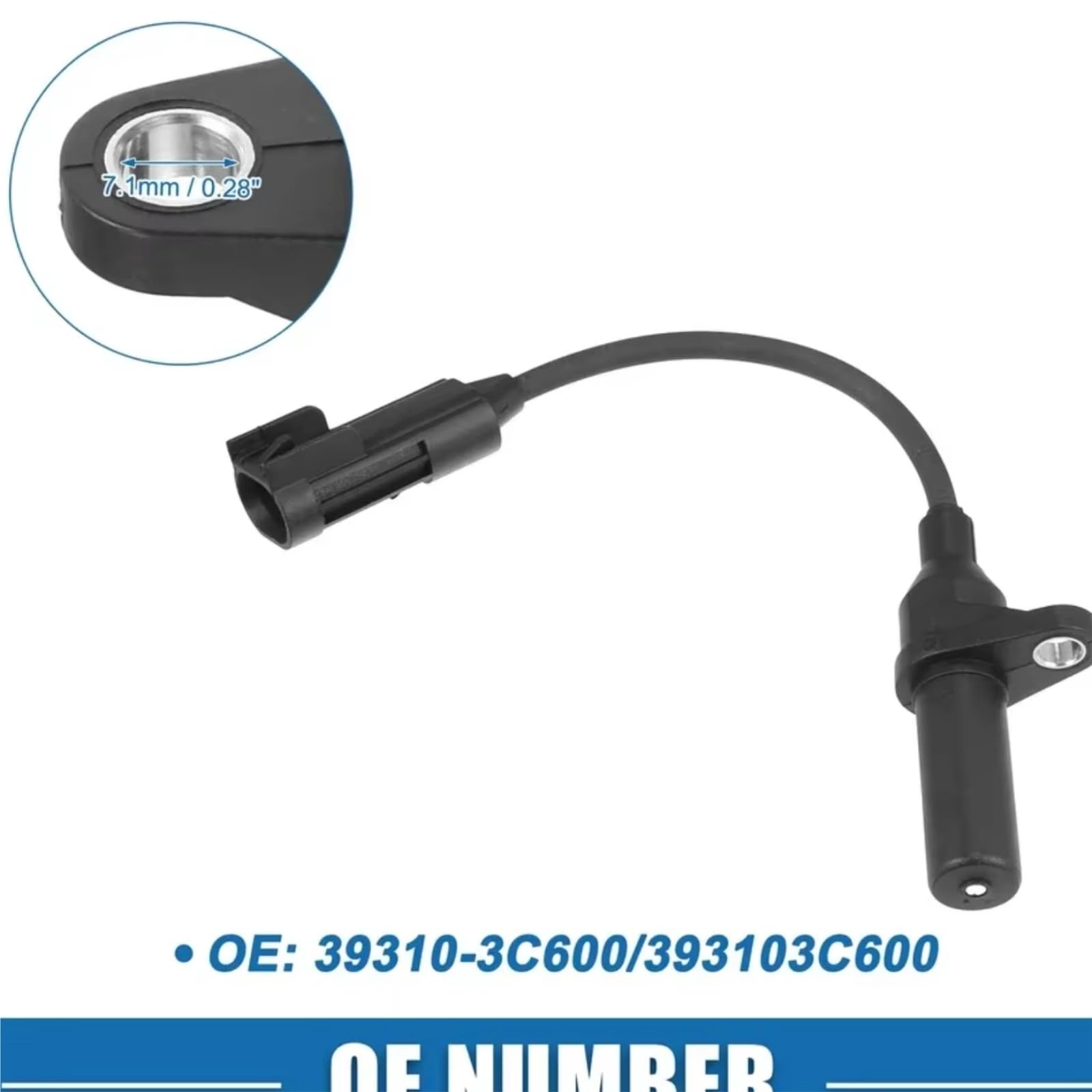Capteur PMH Moteur Compatible Avec Kia Pour Sorento 2014 2015 2016 2017 2018 Pour Cadenza 2014 2015 2016 Pour Sedona 2015 2016 2017 2018 Capteur Position Vilebrequin 39310-3C600
