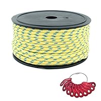 Amazon.co.jp: Lukinsen テントロープ 反射材入り 径 5mm × 長さ