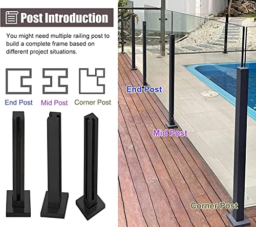 Solutions modernes pour garde-corps de terrasse noirs - 4