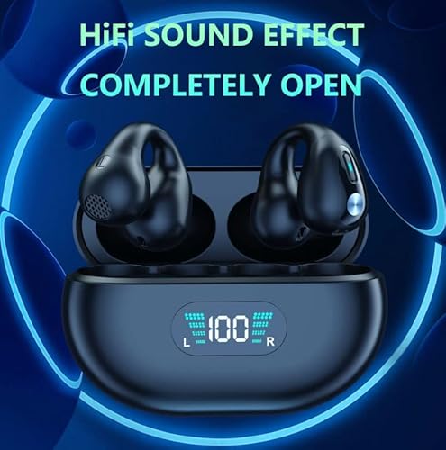 Panlouting Bluetooth 5.3 Cuffie Orecchio Aperto