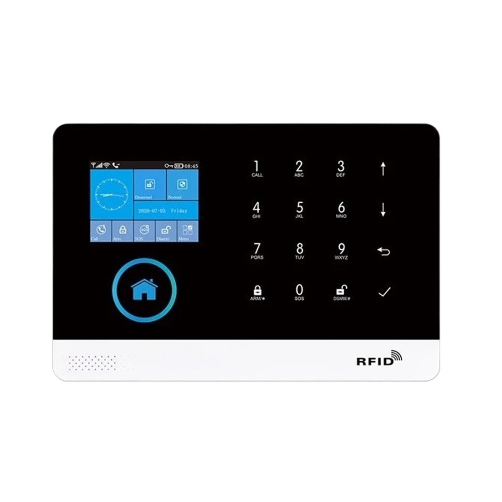 Sistema de alarma WiFi Tuya con control por app para seguridad antirrobo del hogar