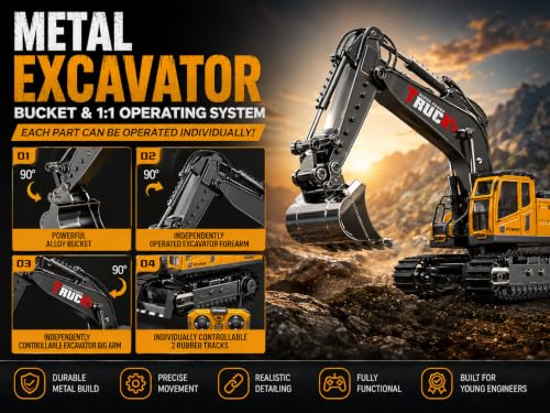 SATYAM ENTERPRISE 17 Channel Remote Control Excavator Toy - Image 4