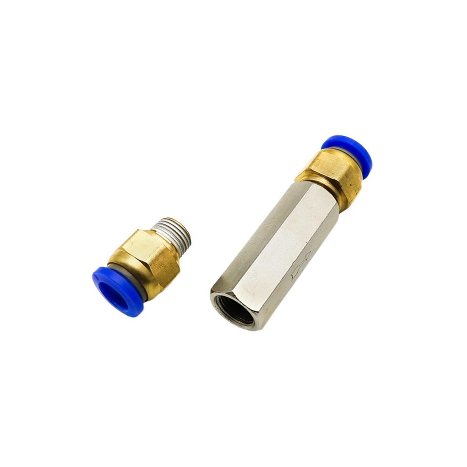 Válvula De Retención De Latón De 1/4 Pulgadas, Rosca Macho A Hembra, Válvula Antirretorno Unidireccional Para Agua, Aceite Gas, Evita El Reflujo De 1 Paquete (de Exterior A Interior