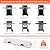 QuliMetal 15.3" Flavorizer Bars for Weber Spirit E210, E220, S210, S215, Spirit 200 & GS4 Spirit II E210, Spirit II E220 Gas Grills with Front Control, Stainless Flavorizer Bars for Weber 7635 67045