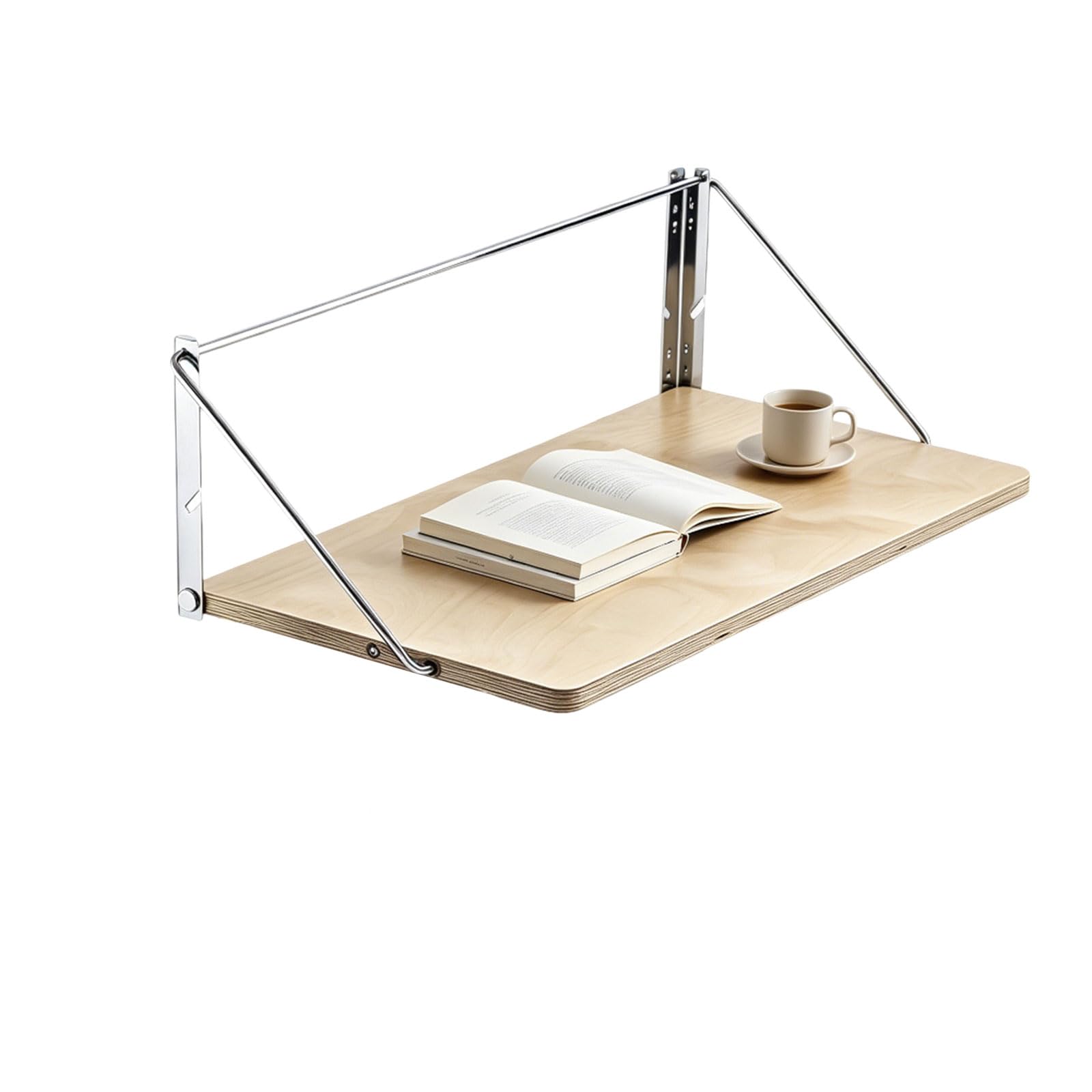 Table pliante murale en bois pour rompre le désordre des petits espaces