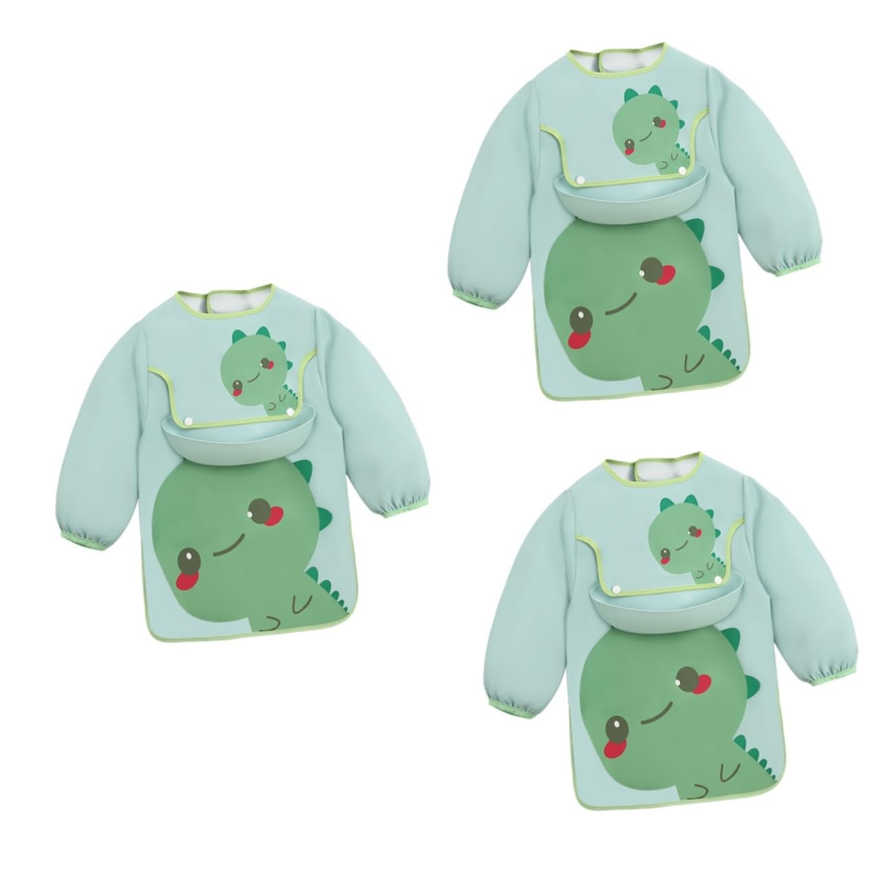 ibasenice bavoir rain coat enfants galetiere habit dossard douille longue Produits pour bébés blouse pour pour manger tablier pour tablier imperméable Polyester