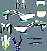 junhuo pour Husqvarna Te Fe TX 250 350 450 2017-2019 Autocollant Décalque Moto Team Team Décalques Graphiques