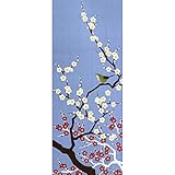 [さらさ] 季節彩る 四季彩布 手拭い 日本製 sy-59 (2月(梅と鶯))