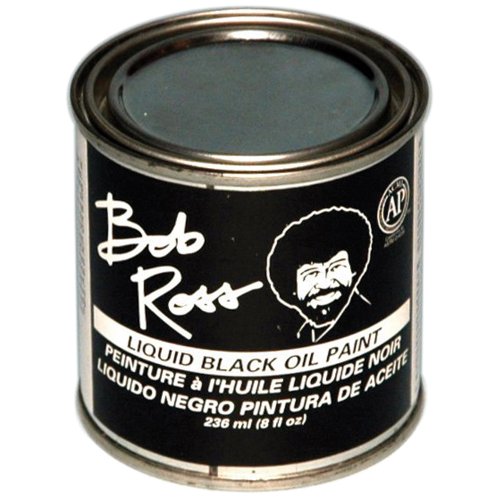 Weber Pitturia a Olio Oil Bob Ros da 236 ml-Nero