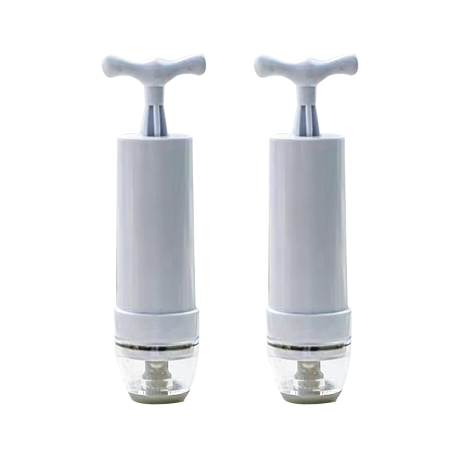 2 Pcs Vacuum Sealer Machine Professional T-Shape Handheld Vacuum Bag Pump for Kitchen