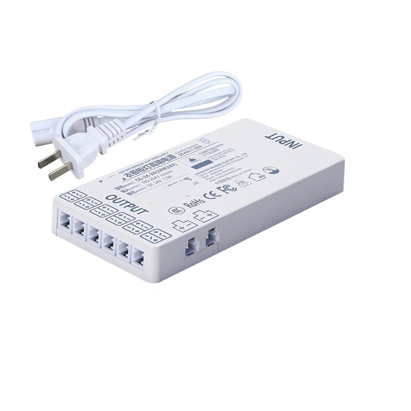 PWANUIGTE Wardrobe Cabinet Light Dedicated Power Supply 220 to 12V Wine 24V LED with Transformer(24W 24V)