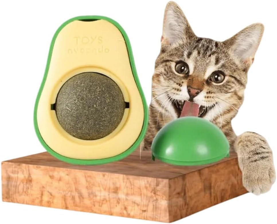 Brinquedo Para Gatos Com Catnip - Abacate Interativo DAVEXX | Anti-stress