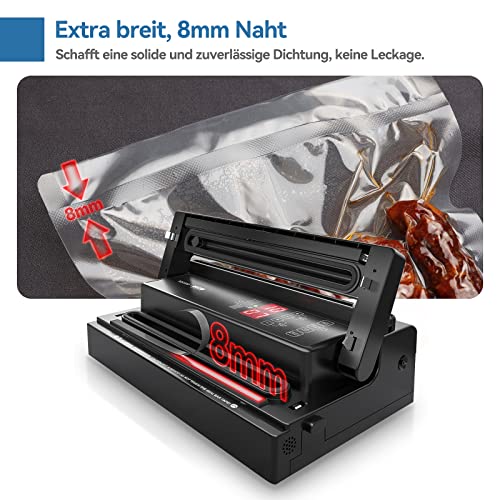 Foto von Vakuumiergerät profi 400-mal Non-stop Vakuumierer für nass und trocken Lebensmittel 8mm Schweißnaht für alle vakuumierbeutel 30cm Breite 250W MS300 MAGIC SEAL