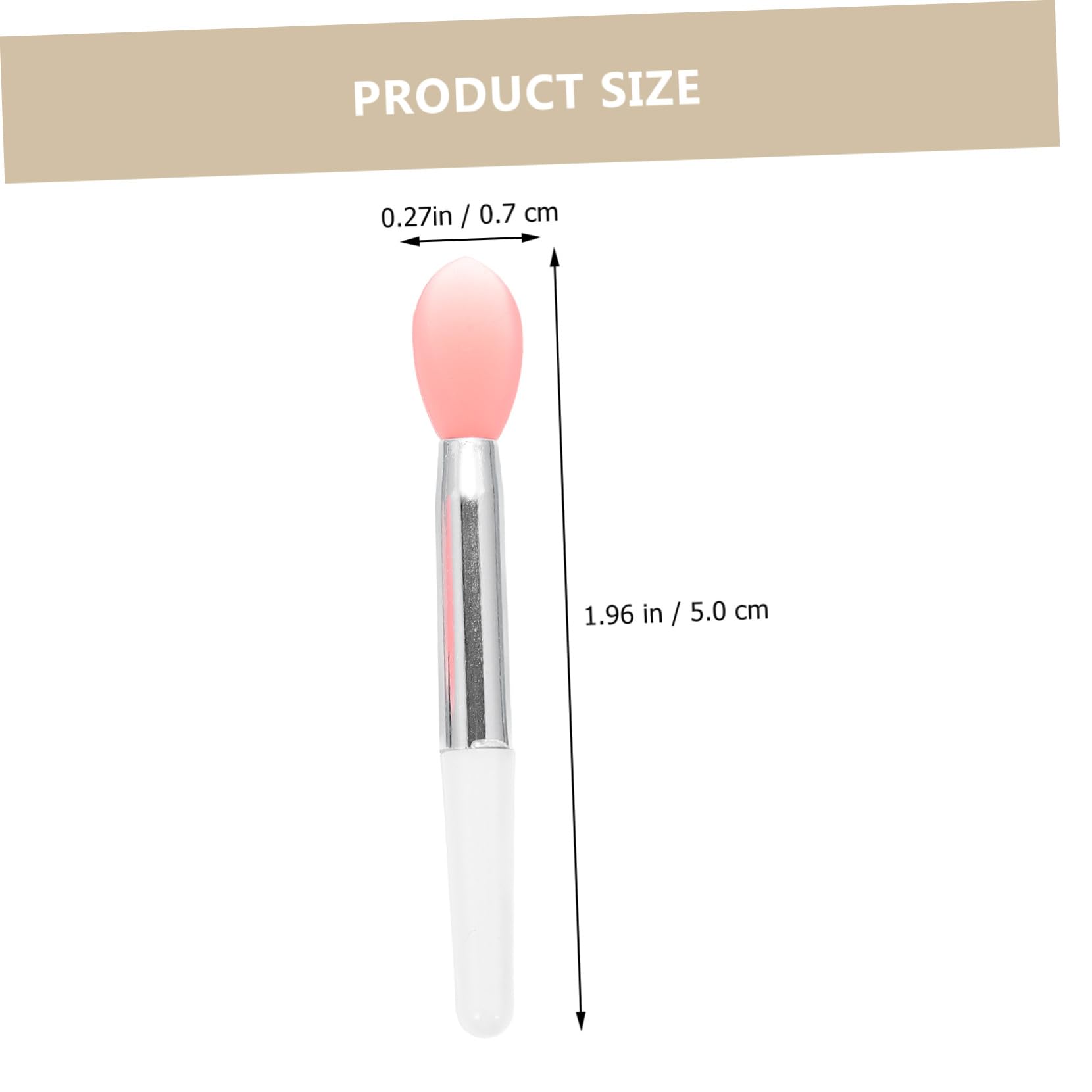 Beavorty 1 Set Lip Brush Lipstick Applicators Lip Mask Brush Tool for Even Color Compact Portable Makeup Accessories for Liquid Cosmetics