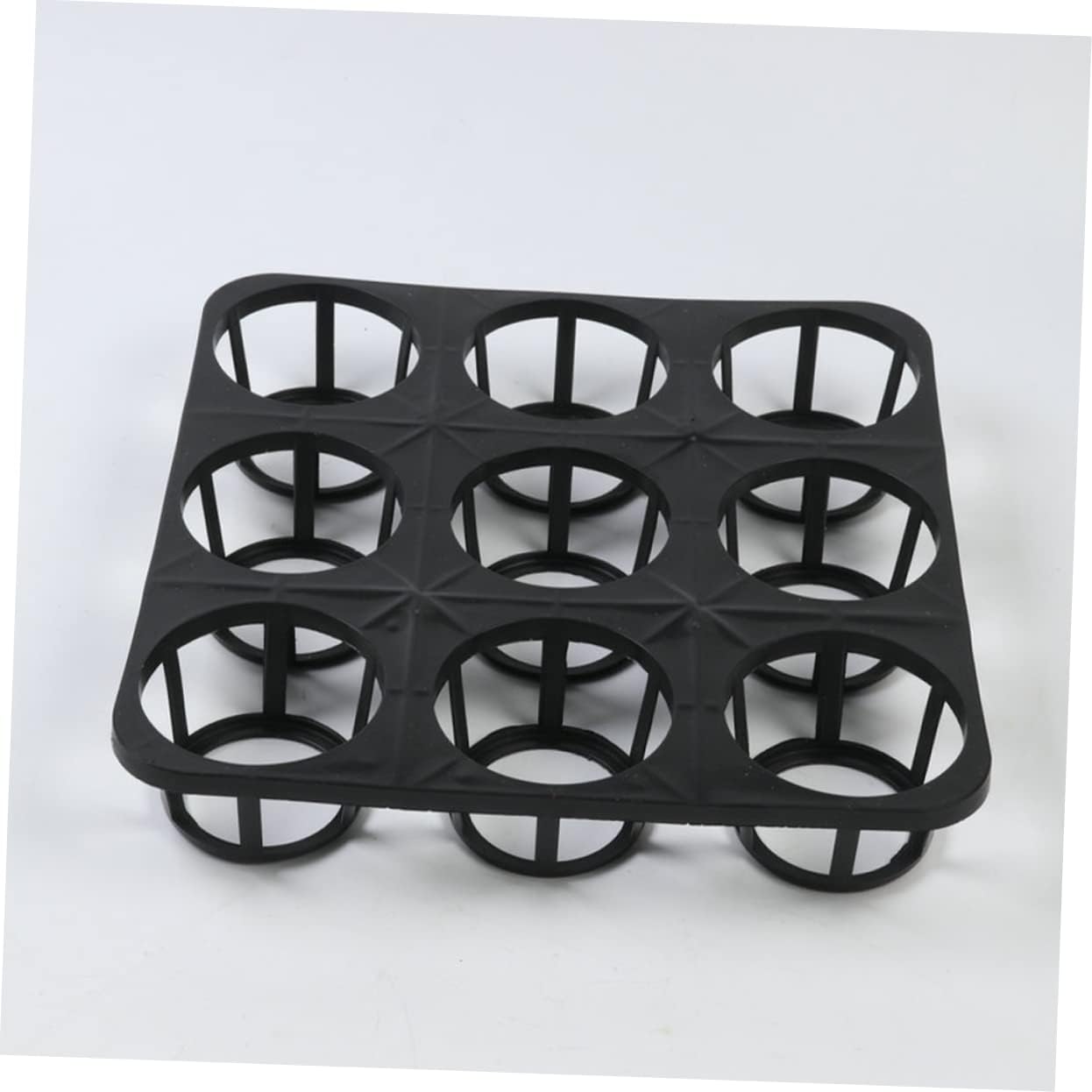 5pcs Thickened Round Hole Plant Pot Holders for Vegetable Germination for Greenhouse and Home Gardening Nursery Tray Storage Racks for Easy Planting and Transplanting