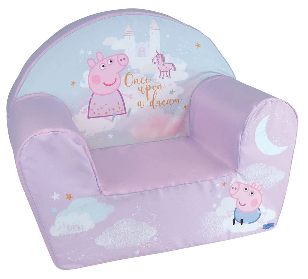 Fun House Peppa Pig Clubsessel aus Frankreich, 52 x 33 x 42 cm, Violett