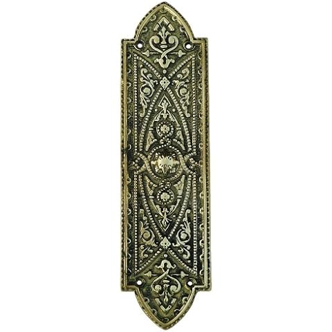 Castelion Solid Brass Beaded Finger Plate Cover