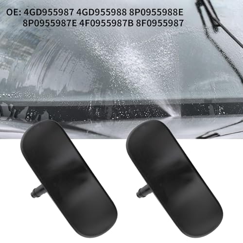 Raheem 4G8988987 2Pcs Front Windscreen Washer Spray Nozzle Jet Front windscreen Washer Jets with Heated Compatible with Audi A3 A4 A5 A6 A7 A8 Q3 Q5 Q7 TT 4GD955987 - Image 2