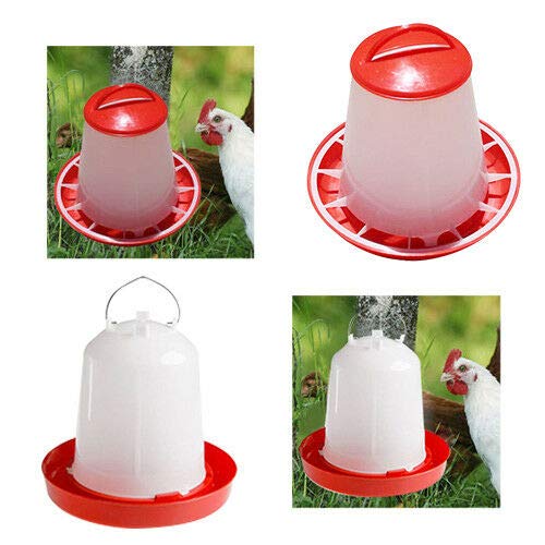 VSTON Mangeoire 1,5 kg et abreuvoir 1,5 L Poulet/Volaille/Poulet/Poule Nourriture et Eau Accessoires