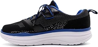 Laforst Mens Platform Xtreme Comfort Slip Resistant Sneaker Black 8