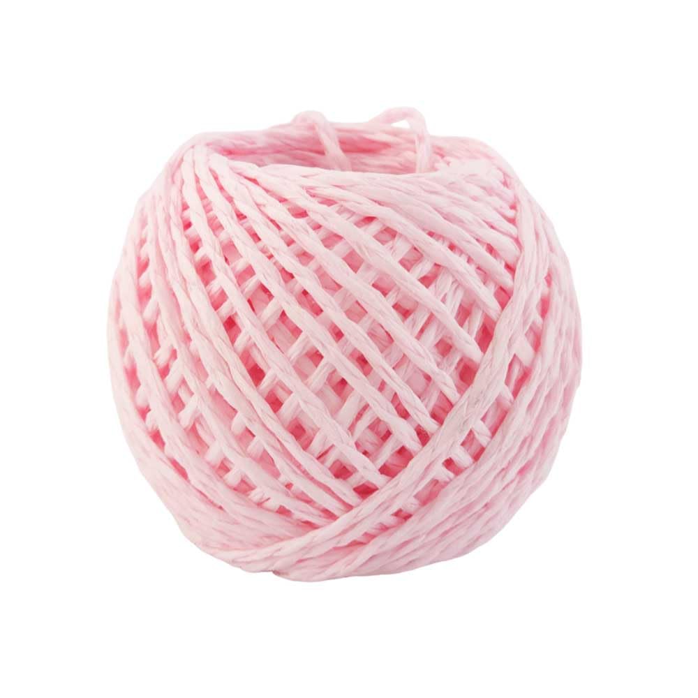 Crafty Capers Baby Pink | Paper String | 1Mm Wide | 20M Spool | Crafts, Gifts & Cracker Tying