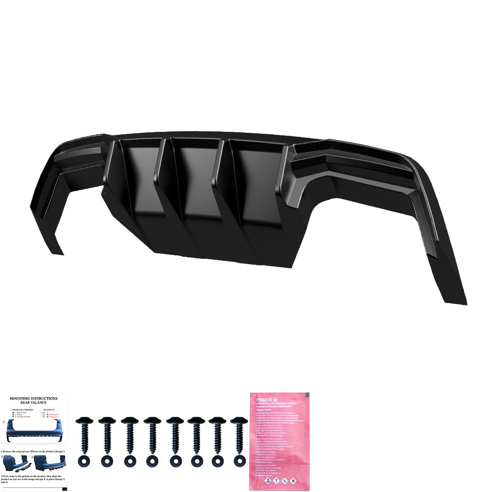 Diffusore Posteriore Oneway compatibile con Cupra Formentor 2020-2024 e Facelift 2024- - Versione 2 - Nero lucido