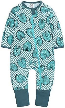 Baby Footies Double Zipper Romper Infant Boys Girls Cotton Bodysuit PJS 1 Piece Graphic Pajamas