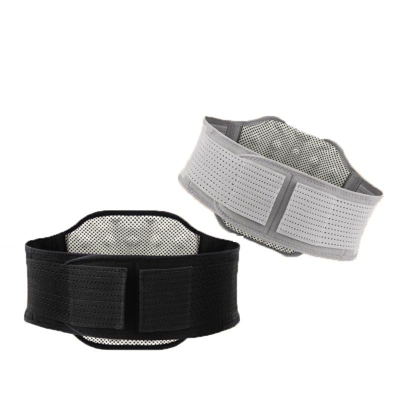 Faja lumbar ajustable para dolor de espalda, talla grande miniatura 3