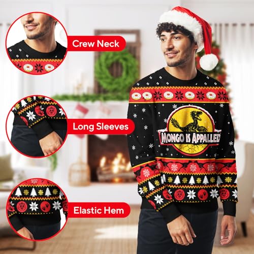 Image of 99TIMORO Crawler Game Ugly Christmas Sweater for Men and Women, Holiday Pullover Novelty Crewneck Sweatshirt, Festive Outfit Gift