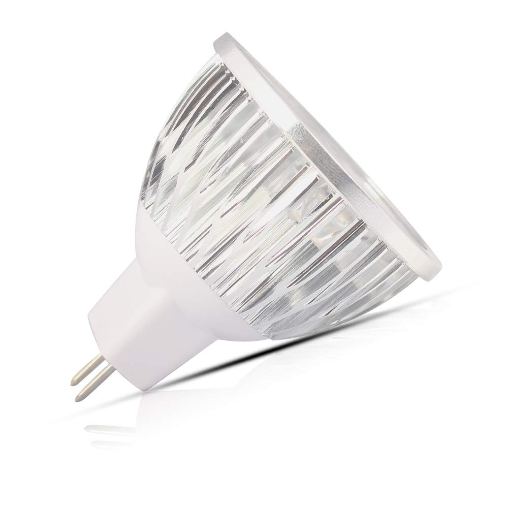 Mengjay 20 Stück MR16 GU5.3 LED Lampen 4W 300 Lumen 3000K Warmweiß Ersetzt für 30W Halogen LED Lampe Spots LED Leuchtmittel Energiesparlampe Abstrahlwinkel 60º AC/DC 12V (Warmweiß)