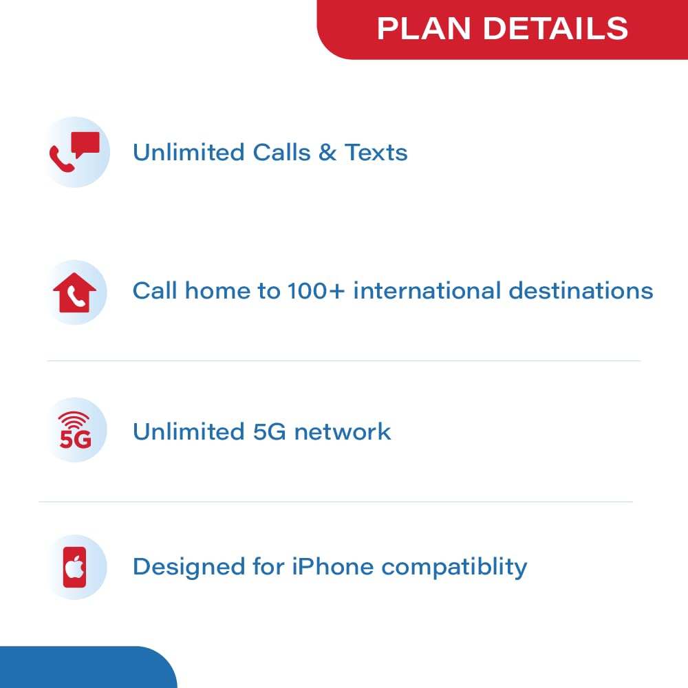 USA eSIM für Touristen – Unbegrenztes 5G-Datenvolumen + Unbegrenzte Anrufe & SMS | Hohe Abdeckung in abgelegenen Gebieten | 30-Tage-Plan | US-Nummer & 10 GB Hotspot | Für iPhone entwickelt