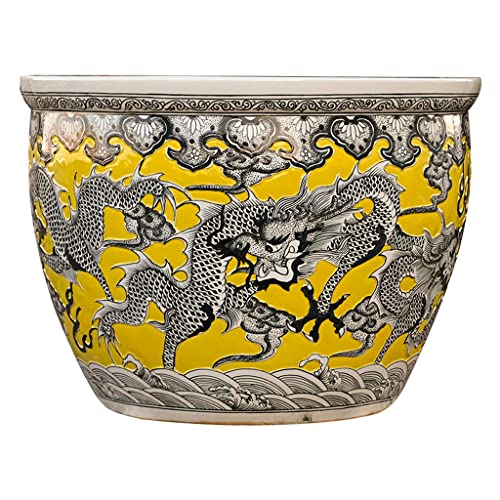 Tablón De Pescado Pecera De Cerámica De Estilo Chino For Peces De Agua Grande Tanque De Peces Fresco Size:90cm Tablón De Pescado Pecera De Cerámica De Estilo Chino For Peces De Agua Grande Tanque De Peces Fresco Size:90cm