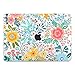 TwoL Case for MacBook Air 13 inch, Plastic Hard Shell Case Cover Keyboard Skin & Screen Protector Compatible with MacBook Air 13 inch 2021 2020 2019 2018 Model A2337 M1 A2179 A1932, Abstract Flower
