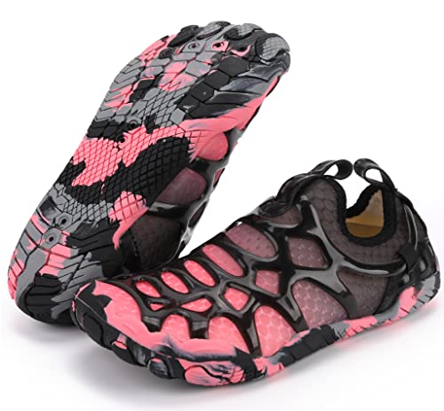 SIPUHK Womens Mens Water Shoes Quick Dry Slip-on Barefoot for Swim Surf Diving Beach Pool Aqua Sports Walking Yoga