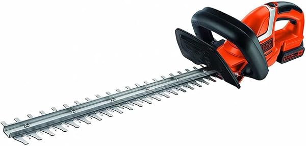 Taille-haie sans fil 18V, lame 45 cm, coupe 18 mm, poignée multidirectionnelle, batterie 2,0 Ah